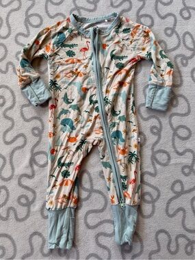 Emerson and Friends Explore Florida Bamboo Convertible Baby Pajamas